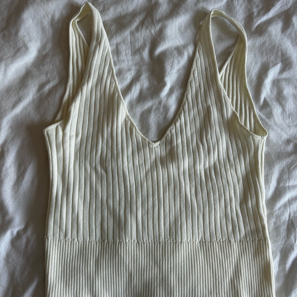 White tank top